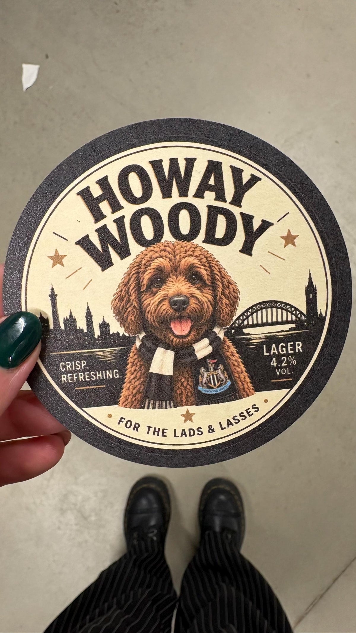 Custom Circle Logo Coasters | Personalised Beer Mats | Send Your Design | Branded Coasters for Business, Events, Weddings