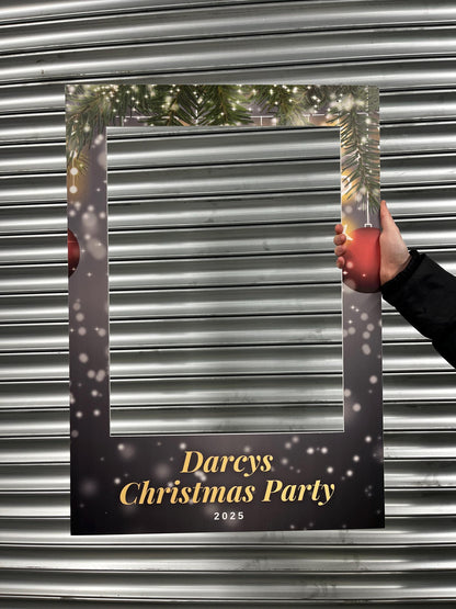 Personalised Christmas Selfie Frame – Festive