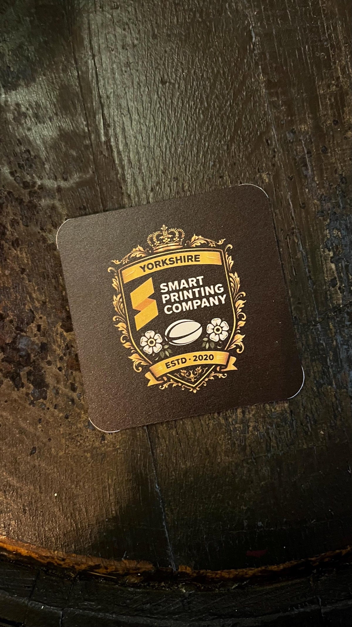 Custom Square Coasters | Personalised Beer Mat Coasters | 10cm | Wedding, Party & Business Branding | Bulk 25–500