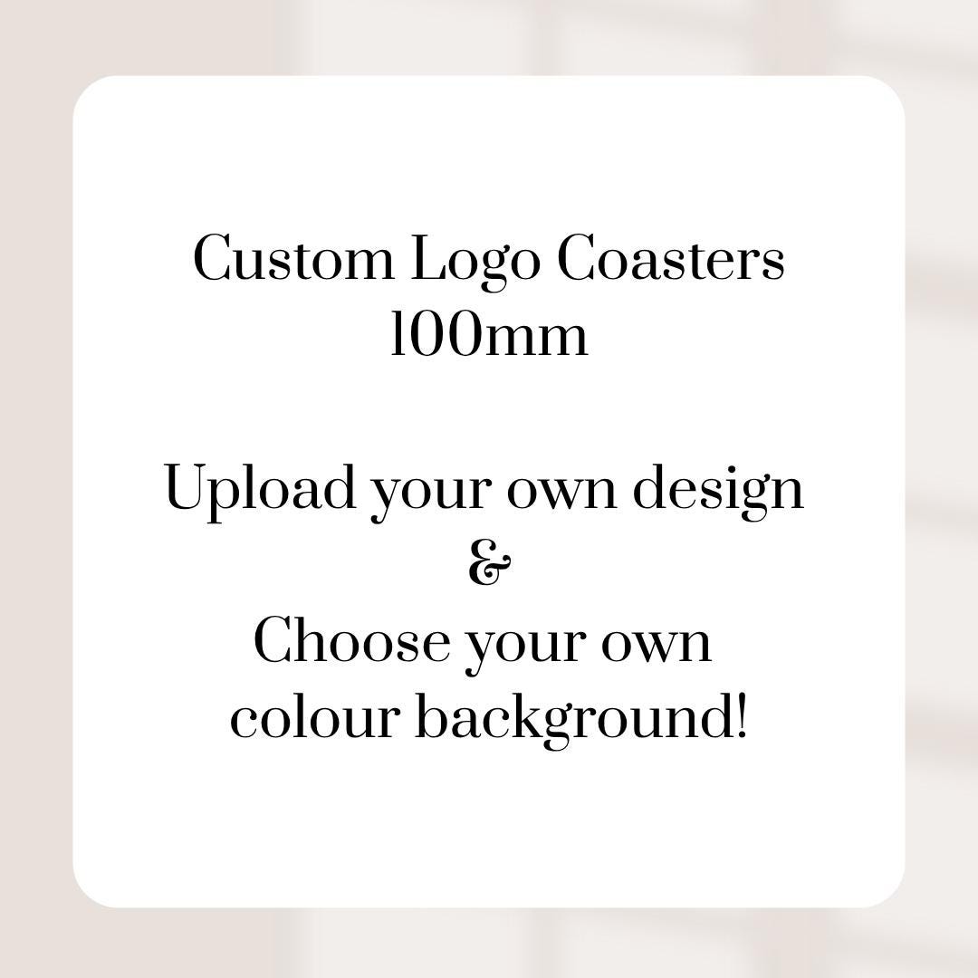 Custom Square Coasters | Personalised Beer Mat Coasters | 10cm | Wedding, Party & Business Branding | Bulk 25–500
