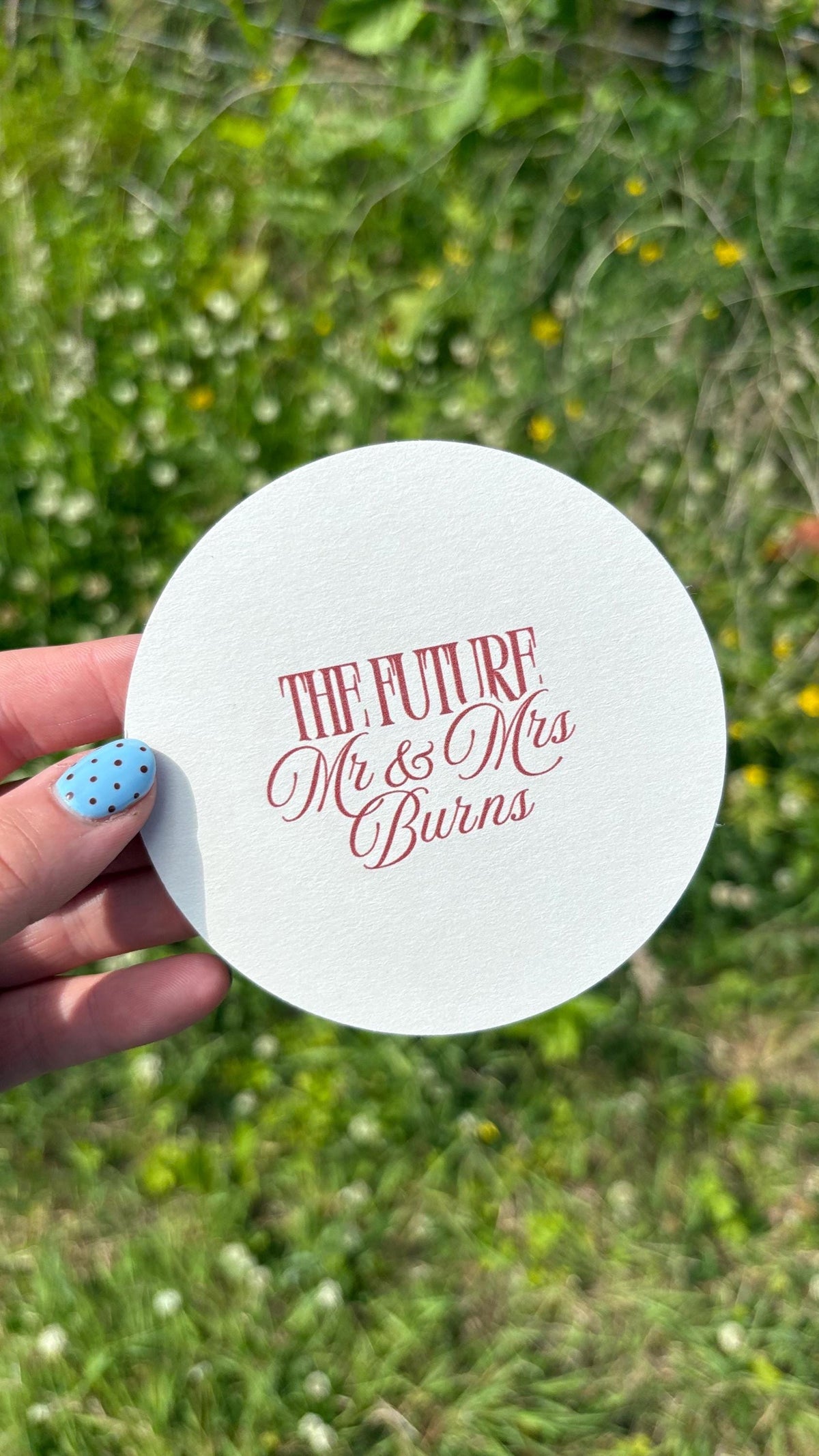 Cherub Wedding Coasters | Personalised Mr & Mrs Coasters | Elegant Wedding Favours | Names + Date Wedding Beer Mats