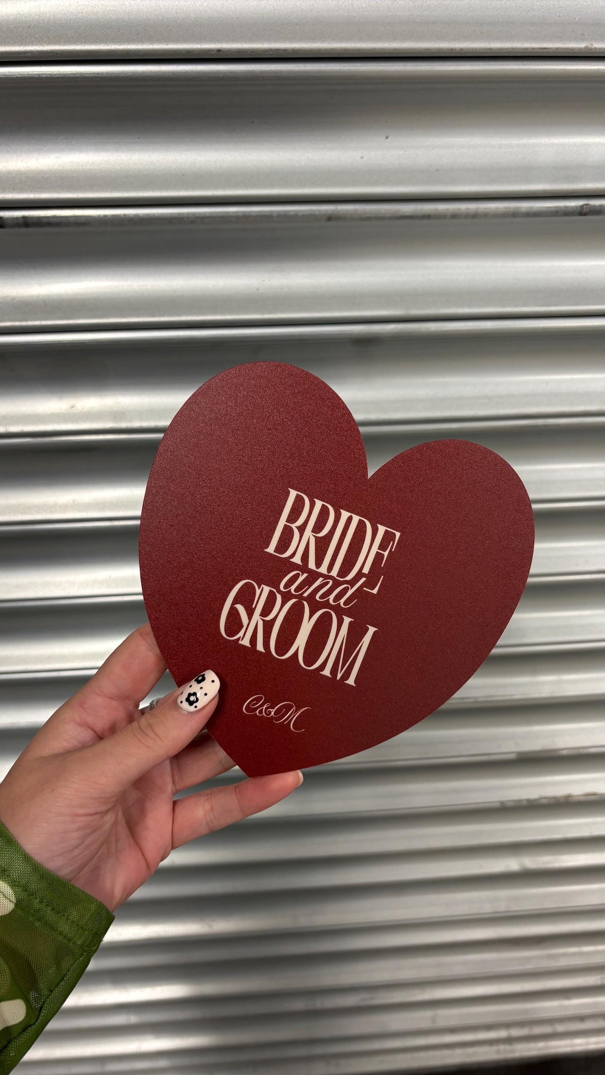 Personalised Heart Wedding Table Numbers | Custom Wedding Table Number Signs | Matching Wedding Signage | Custom Colour