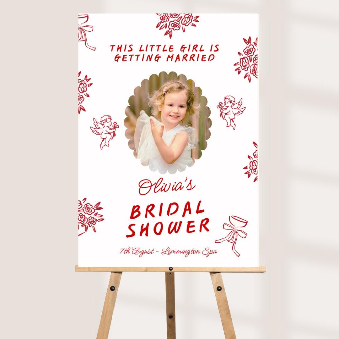 Personalised Hen Party Welcome Board with Childhood Photo | Bachelorette Party Sign | Bride to Be Hen Weekend Board | Custom Photo Sign