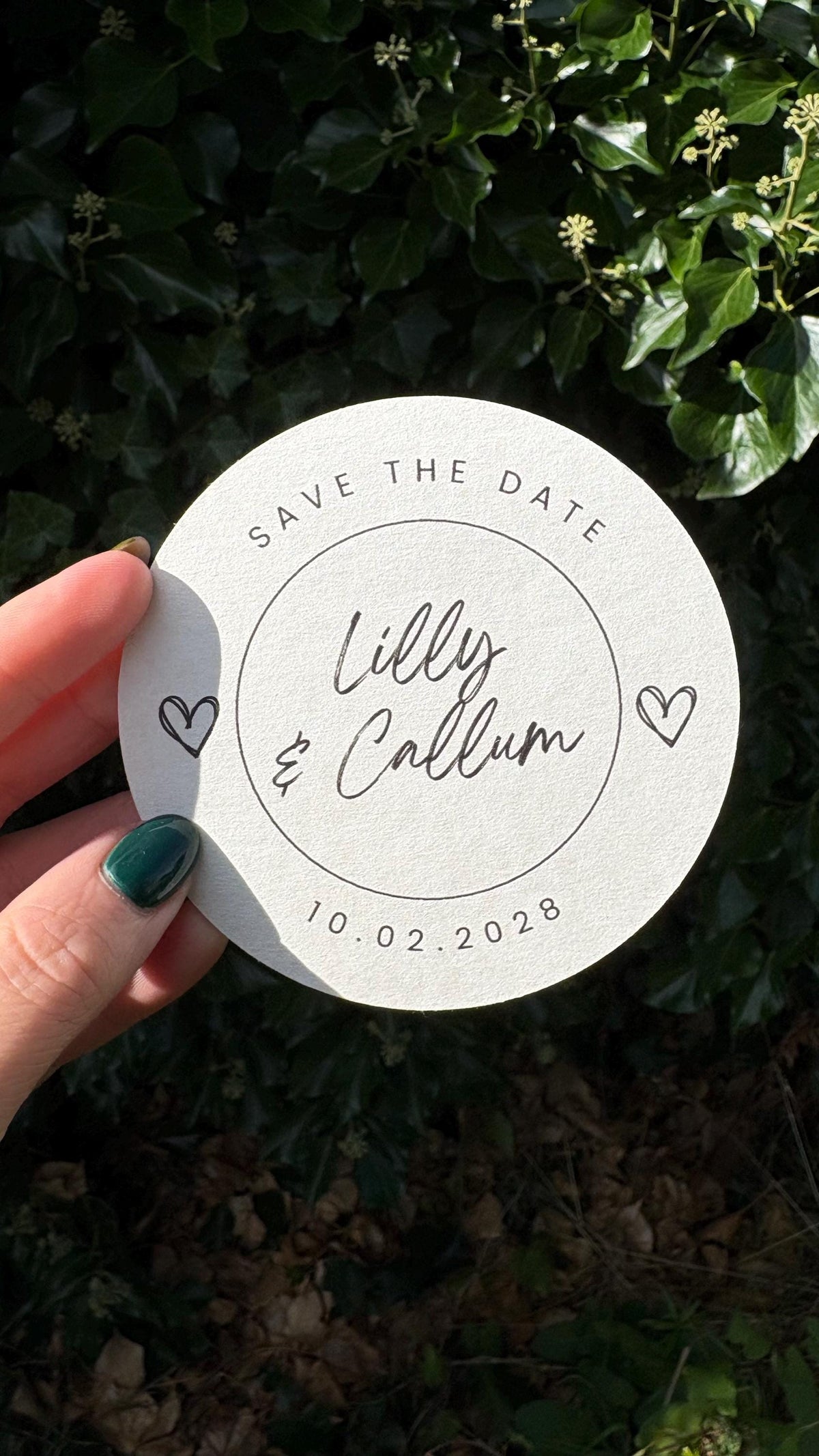 Save The Date Coasters, Personalised Wedding Beer Mats, Custom Wedding Coasters, Minimal Save The Date Favours